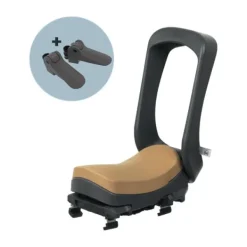 Urban Iki Junior Fietszitje - Bincho Black / Kurumi Brown Zwart Best