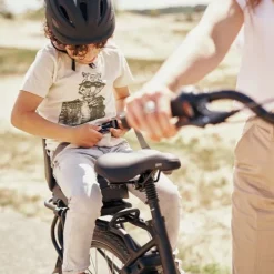 Urban Iki Junior Fietszitje - Bincho Black / Kurumi Brown Zwart Best