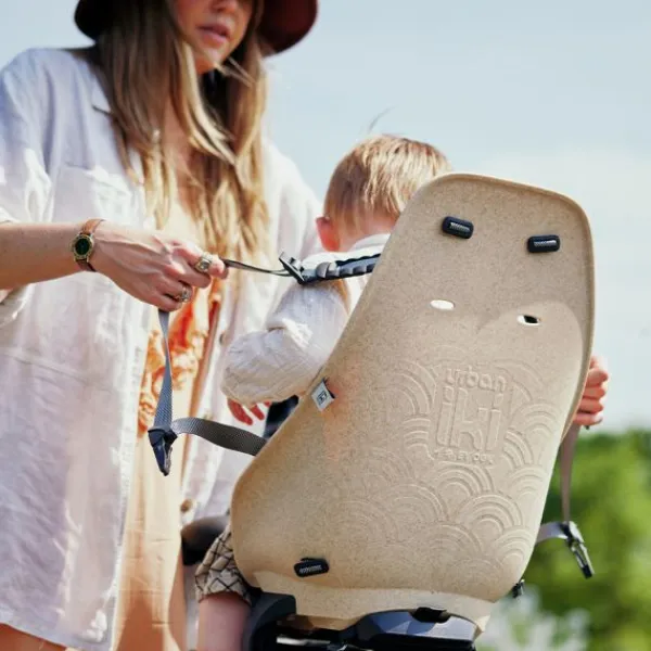 Urban Iki Ta-ke Bio Achterzitje - Framemontage - Haniwa Brown / Bincho Black Sale