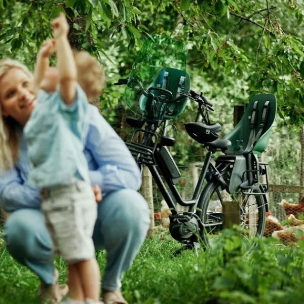 Urban Iki Ta-ke Bio Achterzitje - Framemontage - Haniwa Brown / Bincho Black Sale