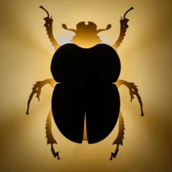 Van Tjalle en Jasper Beetle Muurlamp - Naturel / Blue Best