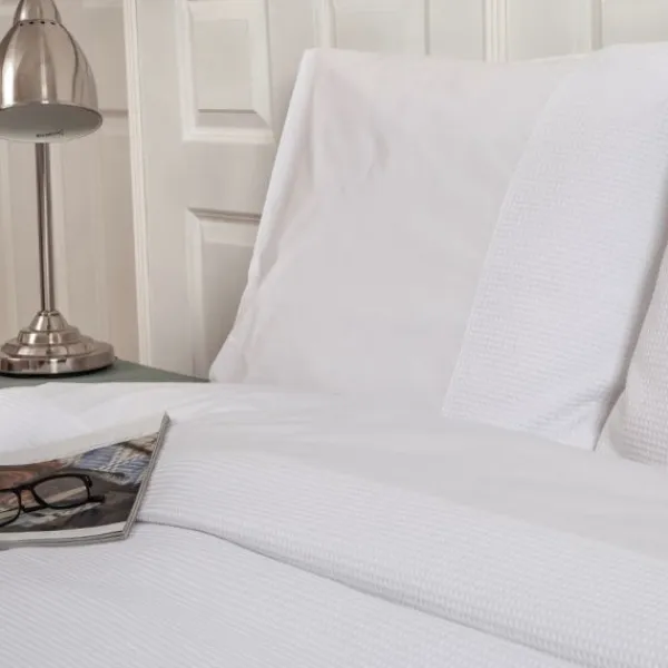 Venice Lugano Dekbedovertrek Wit 140 x 220 cm Online