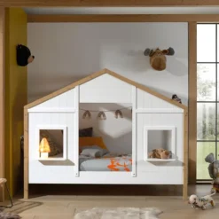 Vipack Babs 90 Huisbed Wit 90 x 200 cm Outlet