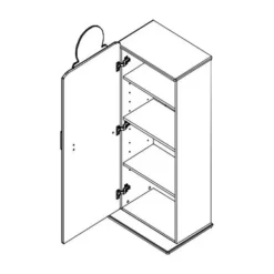 Vipack Benzinepomp Kast Rood New