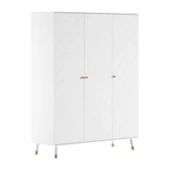 Vipack Billy Kledingkast 3 Deurs - Wit Outlet