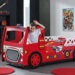 Vipack Brandweerauto Bed 90 x 200 Cm Wit Outlet