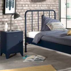 Vipack Bronxx Nachtkastje Blue Denim Hot