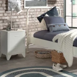 Vipack Bronxx Nachtkastje Blue Denim Hot