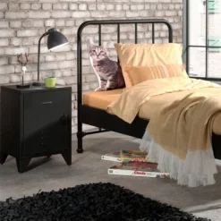 Vipack Bronxx Nachtkastje Blue Denim Hot