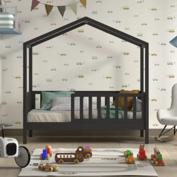 Vipack Dallas Juniorbed – 70 x 140 cm – Antraciet Sale