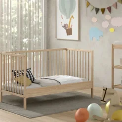 Vipack Dino Babybed - 70 x 140 cm - Natuur