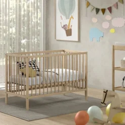 Vipack Dino Babybed - 60 x 120 cm - Natuur New
