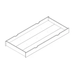 Vipack Erik Bedlade Wit 90 x 200 cm Online