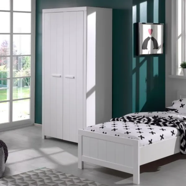 Vipack Erik Kledingkast Wit 2-Deurs Sale