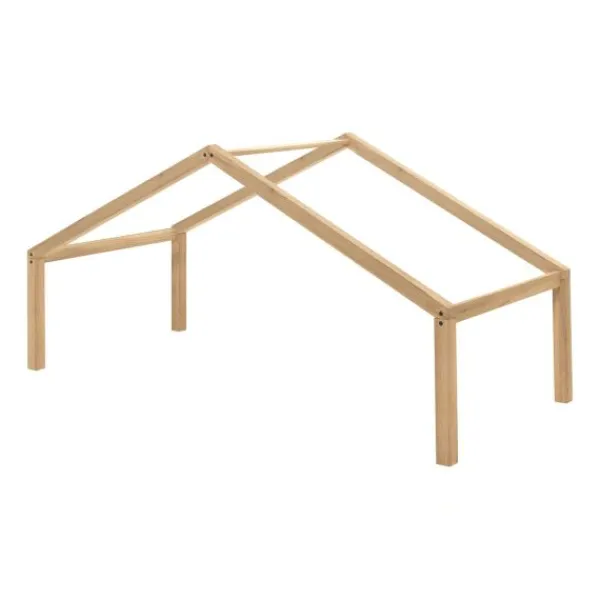 Vipack Forrest Dakbenen Kajuitbed - Beuk Wit New