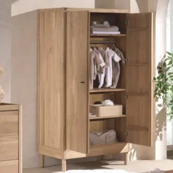 Vipack Forrest 2-Deurskast - Beuk Wit