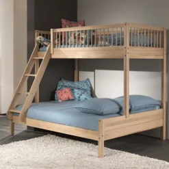 Vipack Forrest Familiebed 140 x 200 cm + 90 x 200 cm – Beuk Wit New