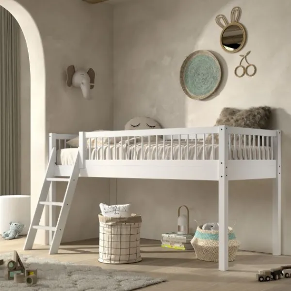 Vipack Forrest Halfhoogslaper - 90 x 200 cm - Beuk Wit New