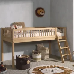 Vipack Forrest Halfhoogslaper - 90 x 200 cm - Beuk Wit New