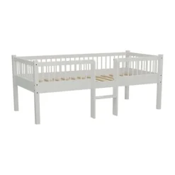 Vipack Forrest Semi - Halfhoogslaper Met Ladder 90x200 cm – Beuk Wit Hot