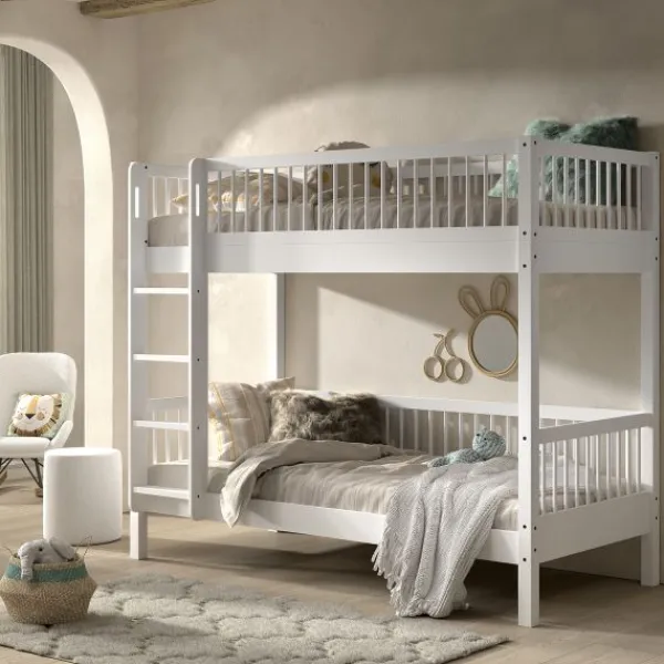 Vipack Forrest Stapelbed - Beuk/Wit - 90x200 cm Clearance