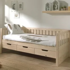 Vipack Fritz Kajuitbed Met Laden Milky Pine 90 x 200 cm Best