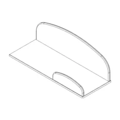 Vipack Kiddy Hangplank Wit 65 cm Outlet