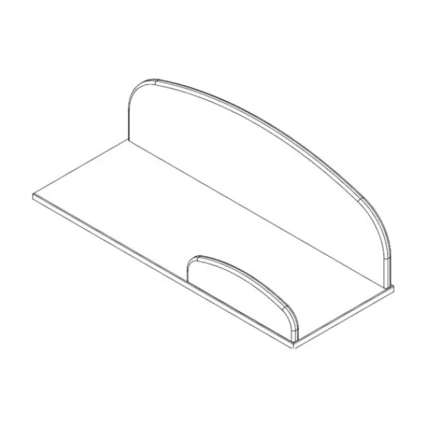 Vipack Kiddy Hangplank Wit 65 cm Outlet