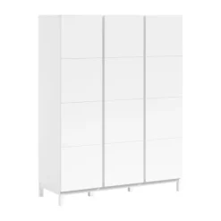 Vipack Kledingkast - Eva - 3-deurs - Wit Clearance