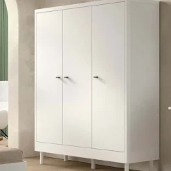 Vipack Kleerkast 3-Deurs - Forrest Beuk - Wit Hot