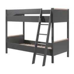 Vipack Londen Stapelbed Hoog Antraciet 160 cm Clearance