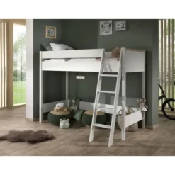 Vipack London Hoogslaper Wit 90 x 200 cm Hot