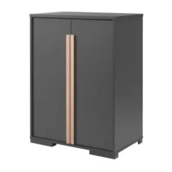Vipack London Opbergkast Antraciet 2-Deurs Sale