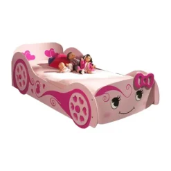 Vipack Love Car Bed Roze 90 x 200 cm New