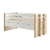 Vipack Margit Kajuitbed Met Lades White 90 x 200 cm Clearance