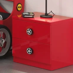 Vipack Monza Nachtkastje Rood Sale