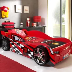 Vipack Night Speeder Autobed Rood 90 x 200 cm New