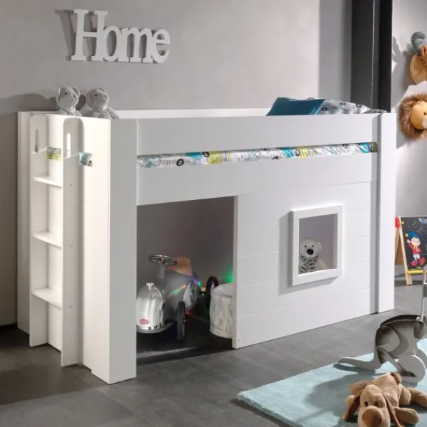 Vipack Noah Halfhoogslaper Wit 90 x 200 cm Hot