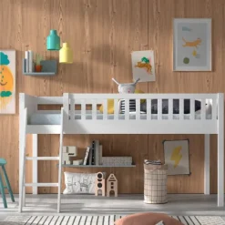 Vipack Scott Hoogslaper - Schuine Ladder - Wit Clearance