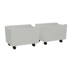 Vipack Set van 2 Laden - Forrest Beuk - Wit Discount