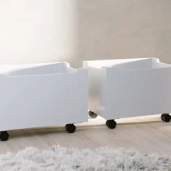 Vipack Set van 2 Laden - Forrest Beuk - Wit Discount