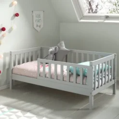 Vipack Toddler Ledikant Verticaal Grijs 70 x 140 Cm New