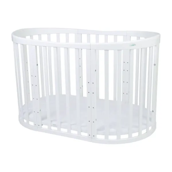 Waldin Oval Combibed 7‑in‑1 - Natural inclusief matras