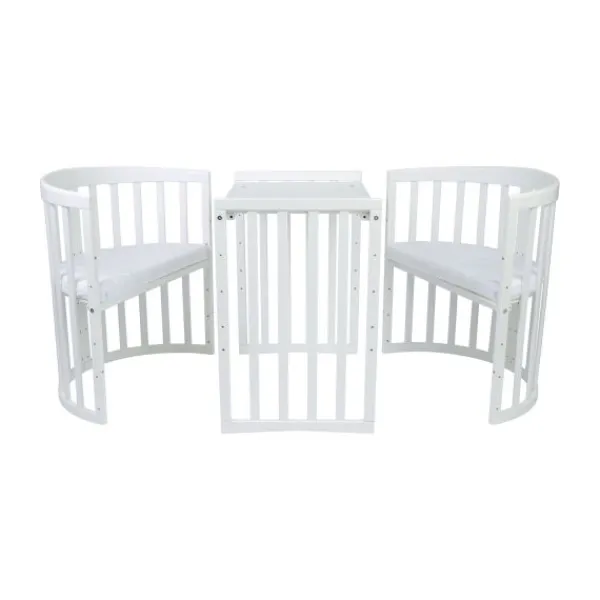 Waldin Oval Combibed 7‑in‑1 - Natural inclusief matras