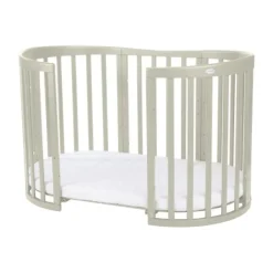 Waldin Oval Combibed 7‑in‑1 - Natural inclusief matras