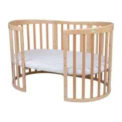 Waldin Oval Combibed 7‑in‑1 - Natural inclusief matras