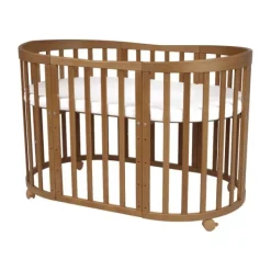 Waldin Oval Combibed 7‑in‑1 - Natural inclusief matras