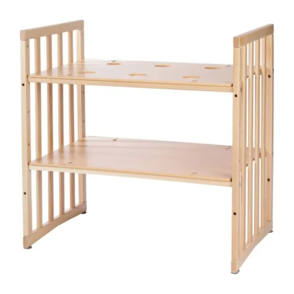 Waldin Oval Combibed 7‑in‑1 - Natural inclusief matras