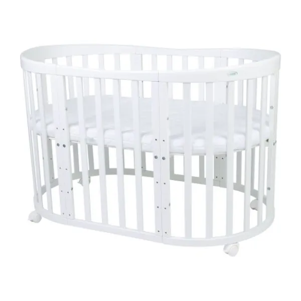 Waldin Oval Combibed 7‑in‑1 - Natural inclusief matras