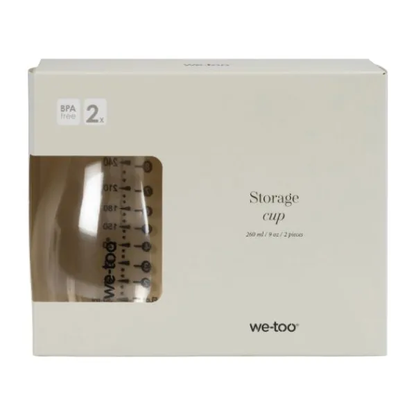 We-Too Opbergbakje - 260 ml - 2 Stuks - Black Online